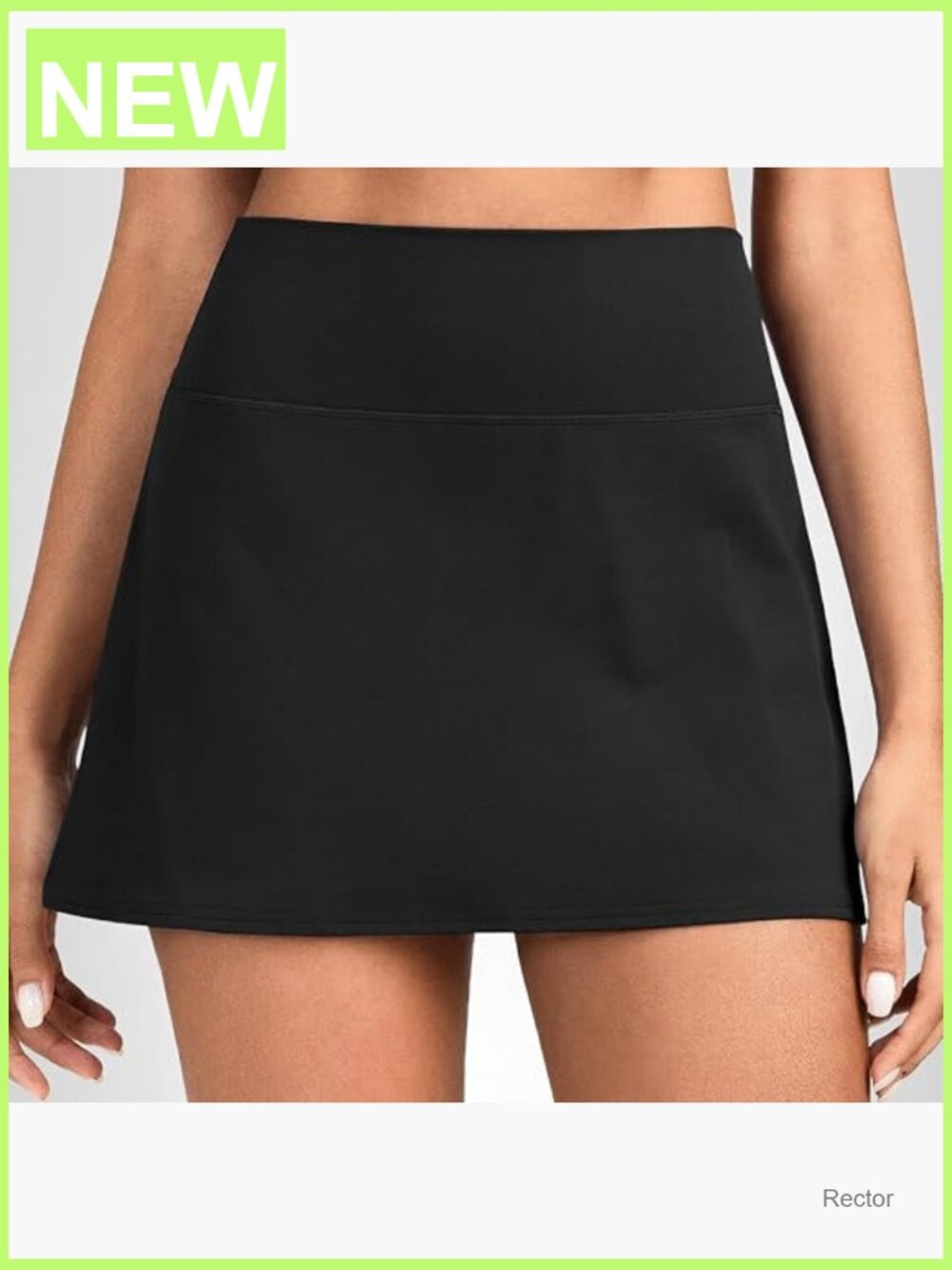 Active Tennis Skort with Built-in Shorts, High Rise, 2 Pockets